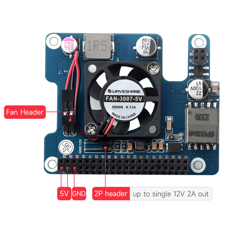 Raspberry Pi 5 PoE HAT (F) 802 - مراجعة Argon One V3 M.2 Nvme Case وسعره