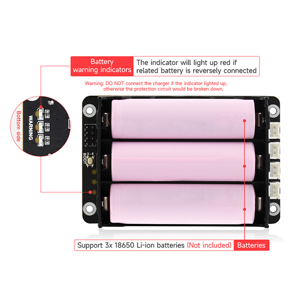 قبعة UPS لـ Raspberry Pi 5 تدع - مراجعة Raspberry Pi Uninterrupted Power Supply Ups 18650 وسعره